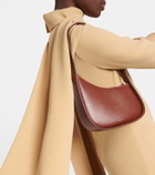 The Row Half Moon leather shoulder bag