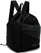 master-piece Black Slant Backpack