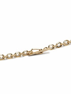 Lizzie Mandler Fine Jewelry 18K Yellow Gold XS Knife Edge Diamond Necklace