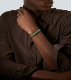 Shay Jewelry 18kt gold bracelet with emeralds