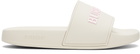 Burberry Beige Logo Slides