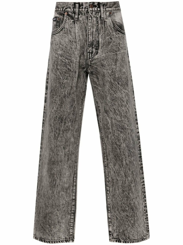 Photo: NOAH NY Black Mid-Rise Straight-Leg Jeans
