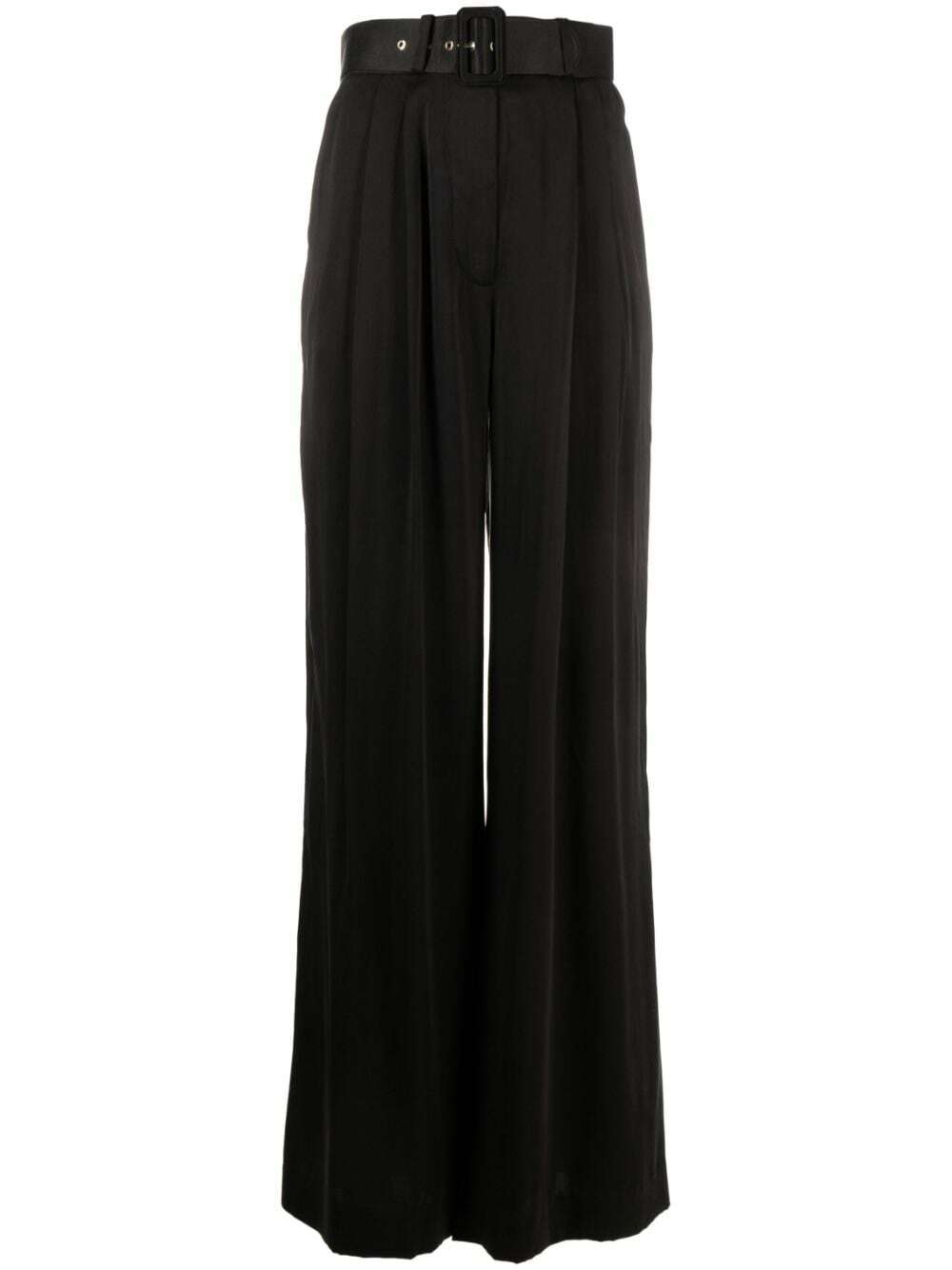 ZIMMERMANN - Wide Leg Silk Trousers Zimmermann