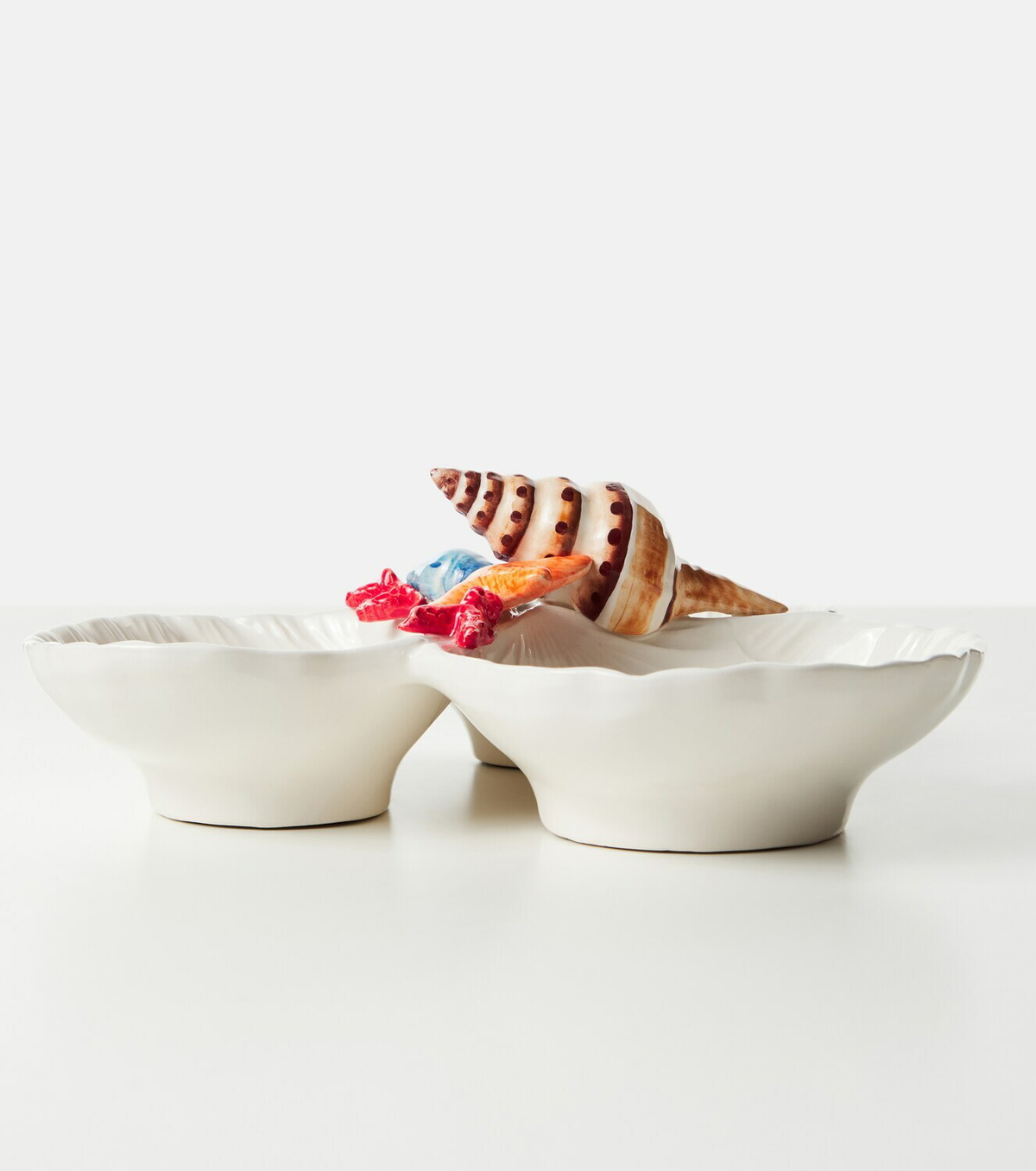Les-Ottomans Set of 2 ceramic starter plates