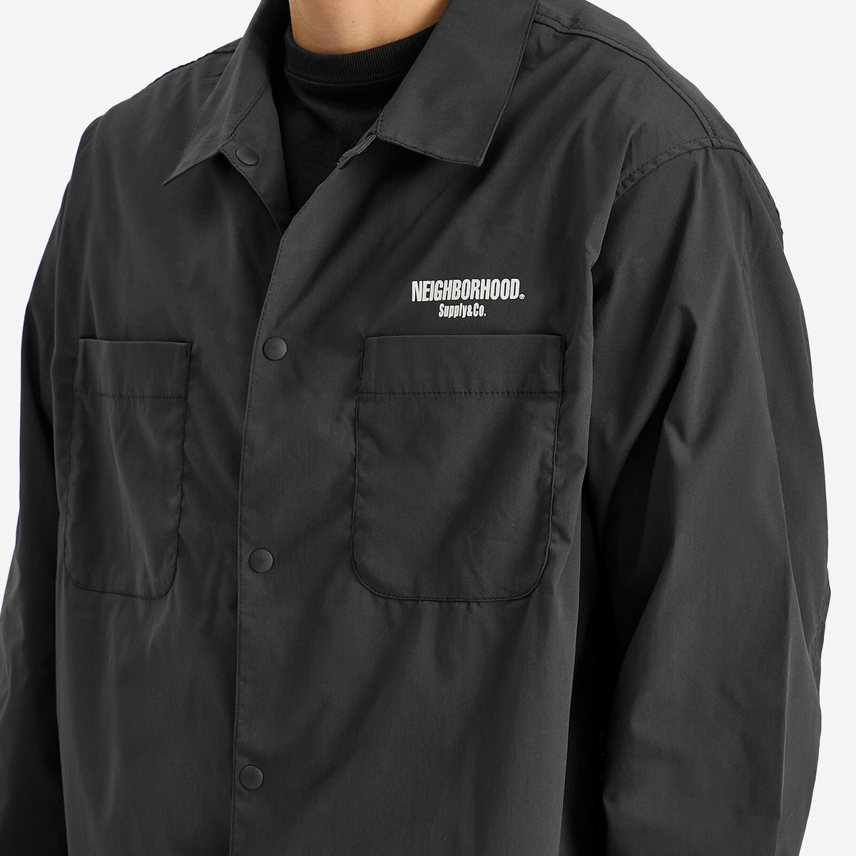 Neighborhood Men's Multifunctional Logo Shirt in Black Neighborhood