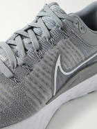 Nike Running - React Infinity Run 2 Flyknit Running Sneakers - Gray