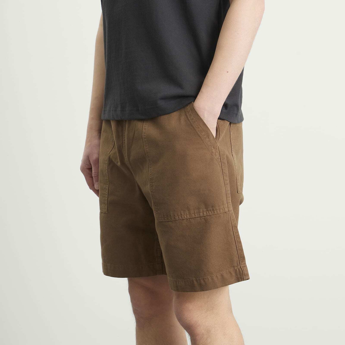 Service Works Men's Classic Chef Shorts in Bark