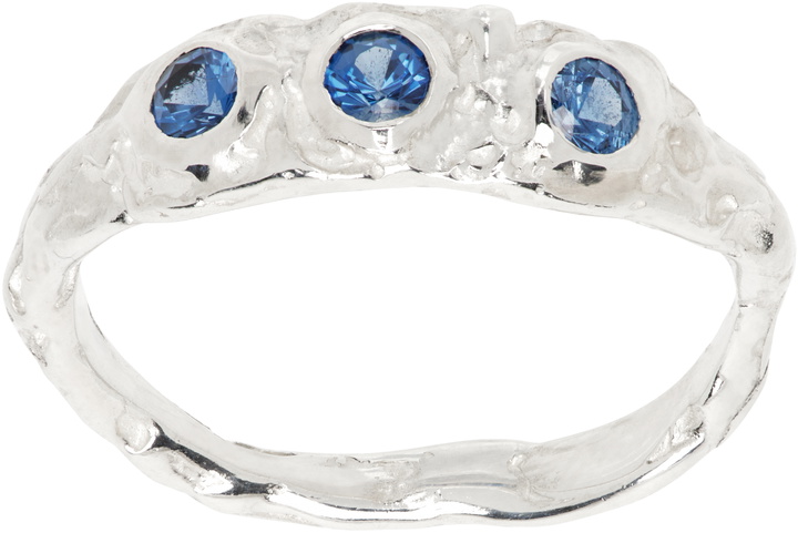 Photo: Vasiliki Silver Mono Mycena Ring