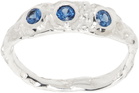 Vasiliki Silver Mono Mycena Ring