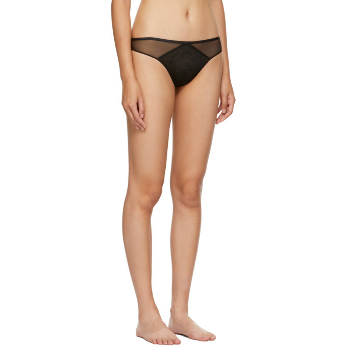 Aubade Black Tulle Thong