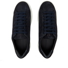 Norse Projects Men's Suede Court Sneakers in Dark Navy