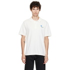 Kenzo Off-White Kenzo Paris 'KENZO Tulip' Embroidered Polo
