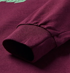 Flagstuff - Printed Cotton-Jersey T-Shirt - Men - Burgundy