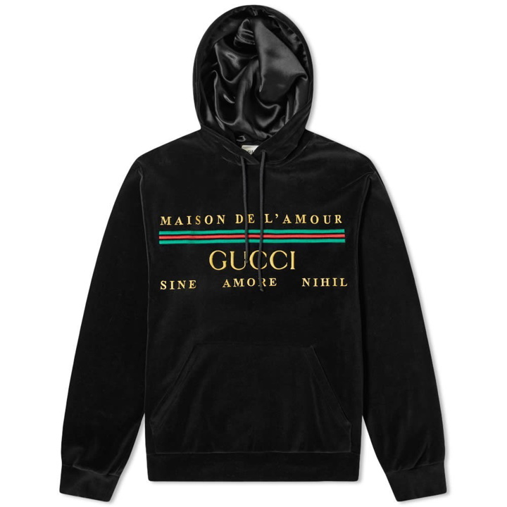 Photo: Gucci Chenille Embroidered Popover Hoody