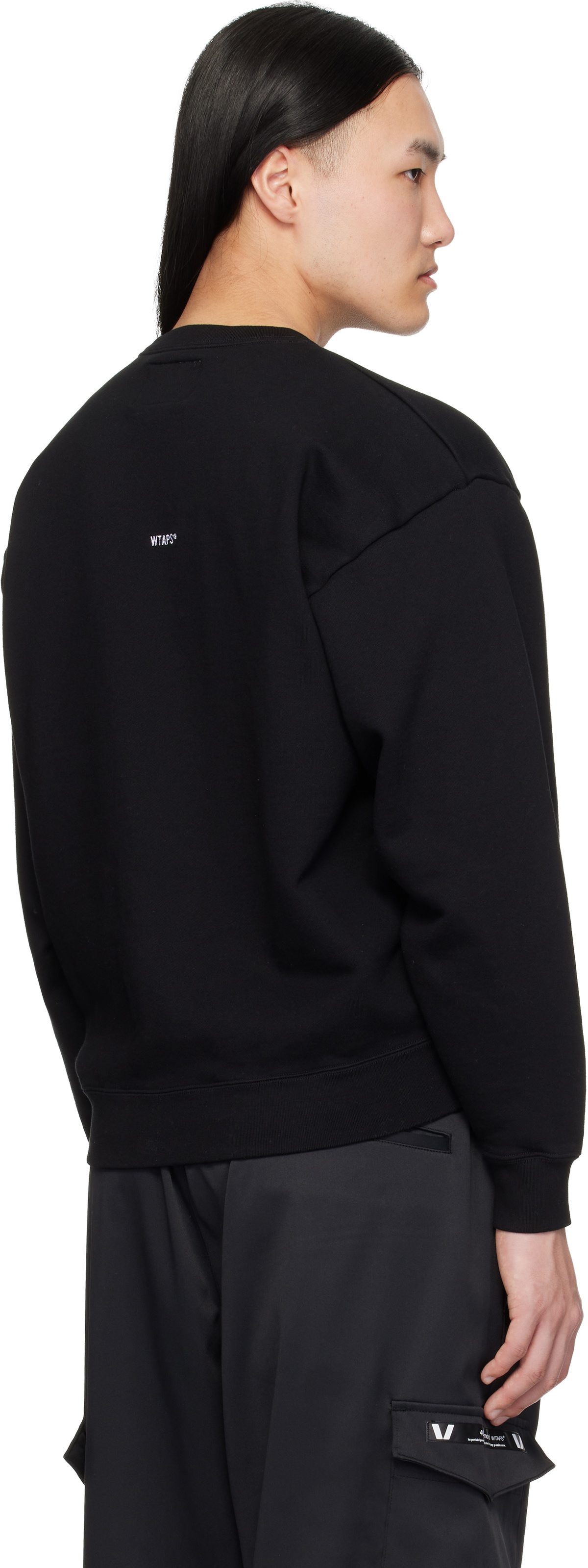WTAPS Black SIGN-YD Sweatshirt