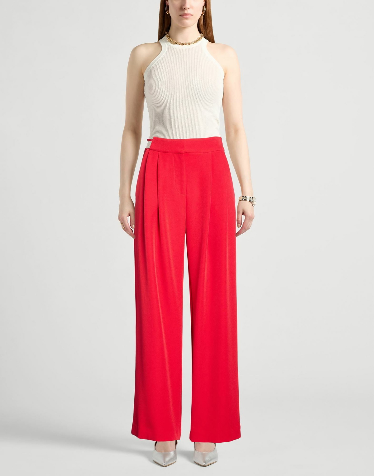 Just Cavalli Womens Pants in Red