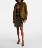 Tom Ford Leather miniskirt