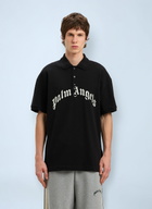 Palm Angels Logo Motif Polo Shirt