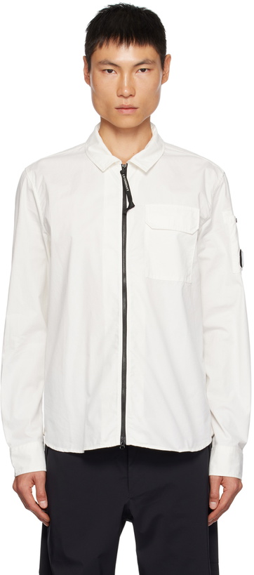 Photo: C.P. Company White Gabardine Shirt