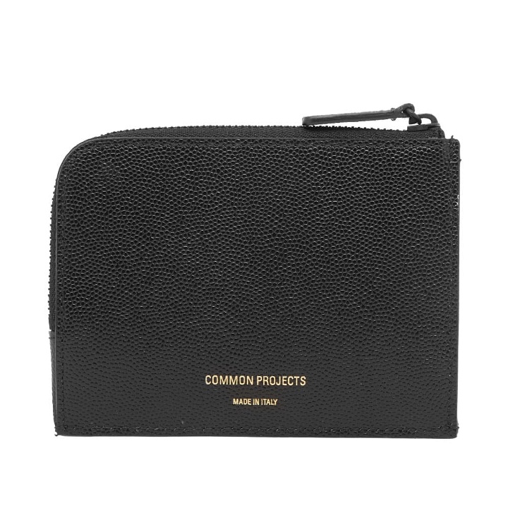 Photo: Common Projects Grain Leather Zip Wallet