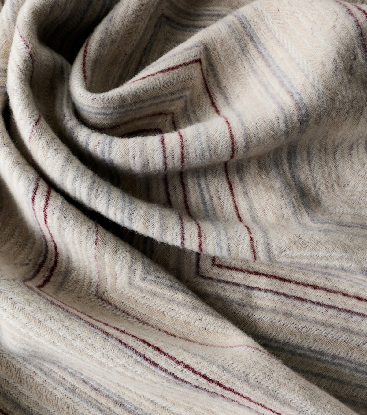 Missoni Gessetti Zigzag wool and cashmere throw