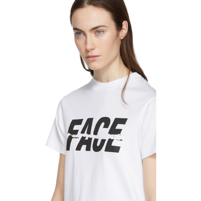 Facetasm White Split Logo T-Shirt
