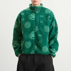 No Problemo Men's Space Travel Fleece Jacket in Aqua
