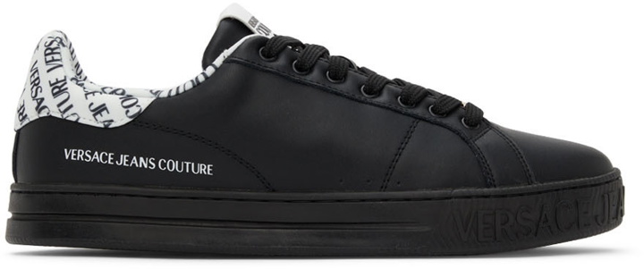 Photo: Versace Jeans Couture Black Court Sneakers