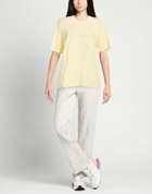 Róhe Womens T-shirt Pastel in Yellow