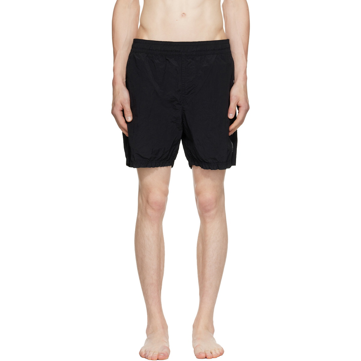 Stone Island Black B100004 Nylon Metal Econyl Swim Shorts