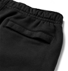 Nike - Sportswear Club Tapered Fleece-Back Cotton-Blend Jersey Sweatpants - Black