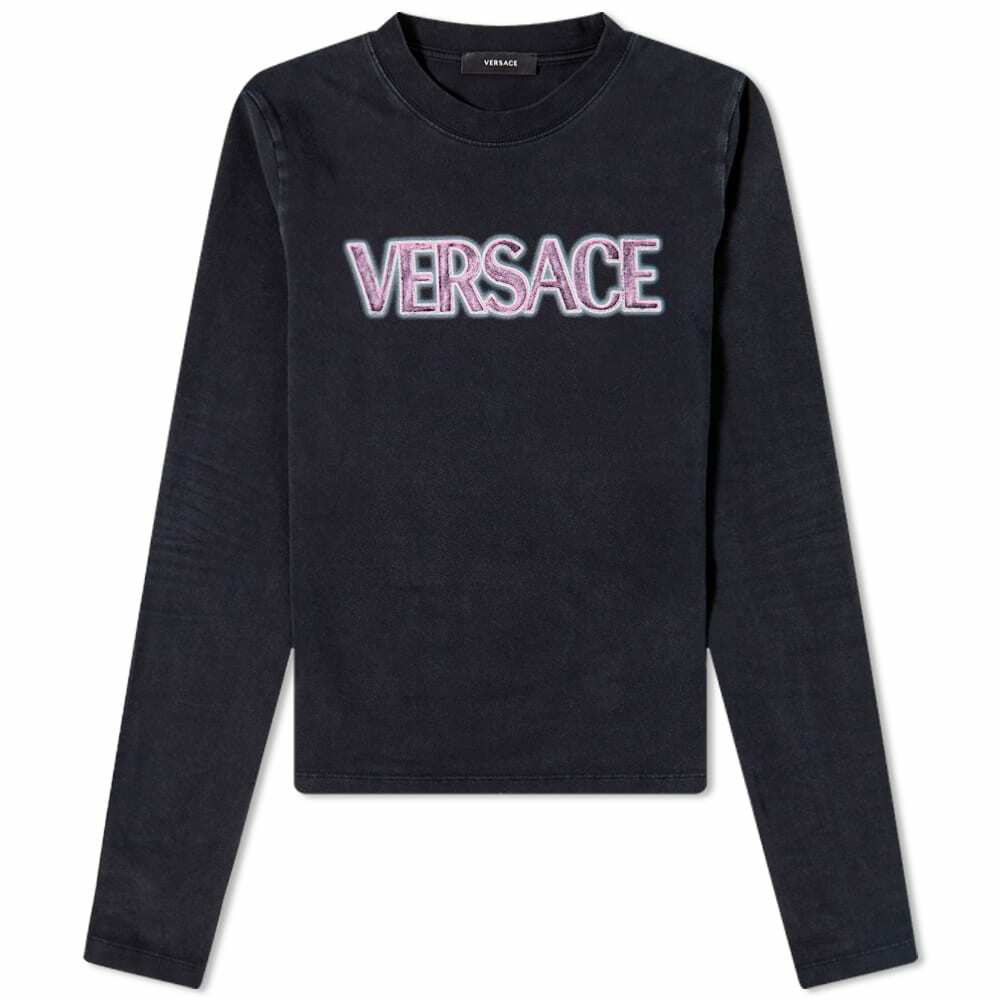 Versace Woman Black Tops