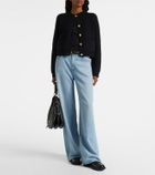 Velvet Mahal cotton and cashmere cardigan