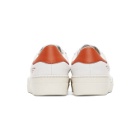 Article No. White and Orange 0517-1101 Sneakers