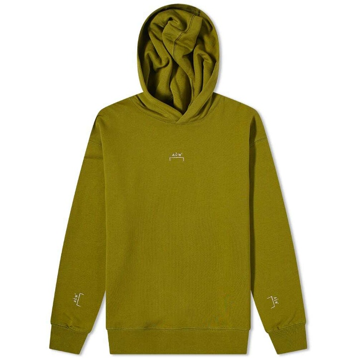 Photo: A-COLD-WALL* Men's Essential Popover Hoody in Moss Green