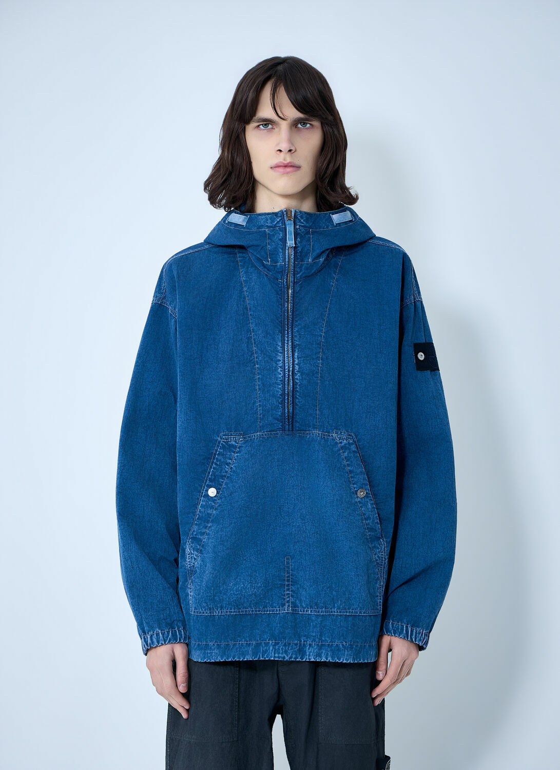Stone Island Denim Hooded Jacket Stone Island