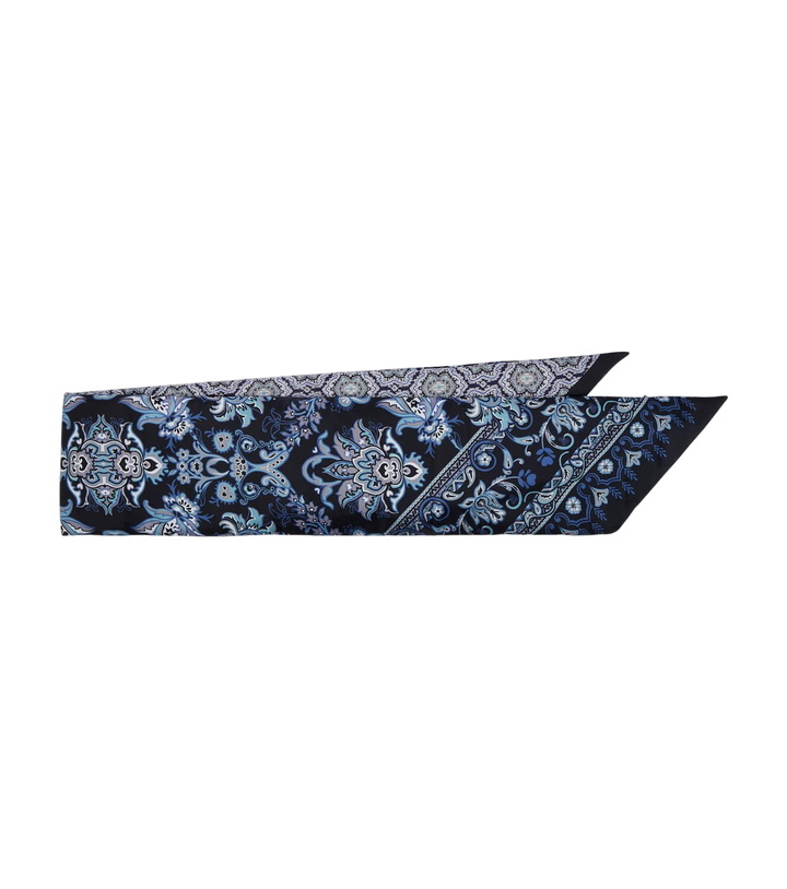 Photo: Etro Paisley printed silk twill scarf