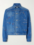 Human Made - Embroidered Denim Jacket - Blue