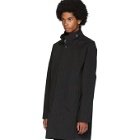 49Winters Black One Layer Mac Coat