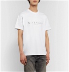 Givenchy - Logo-Embellished Cotton-Jersey T-Shirt - White