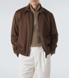Brioni Cashmere and wool blouson jacket