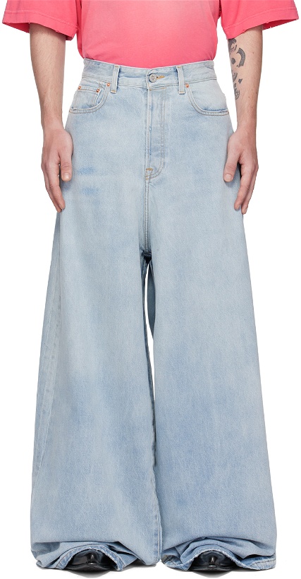 Photo: VETEMENTS Blue Baggy Jeans