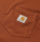 Carhartt WIP - Logo-Appliquéd Cotton-Jersey T-Shirt - Brown