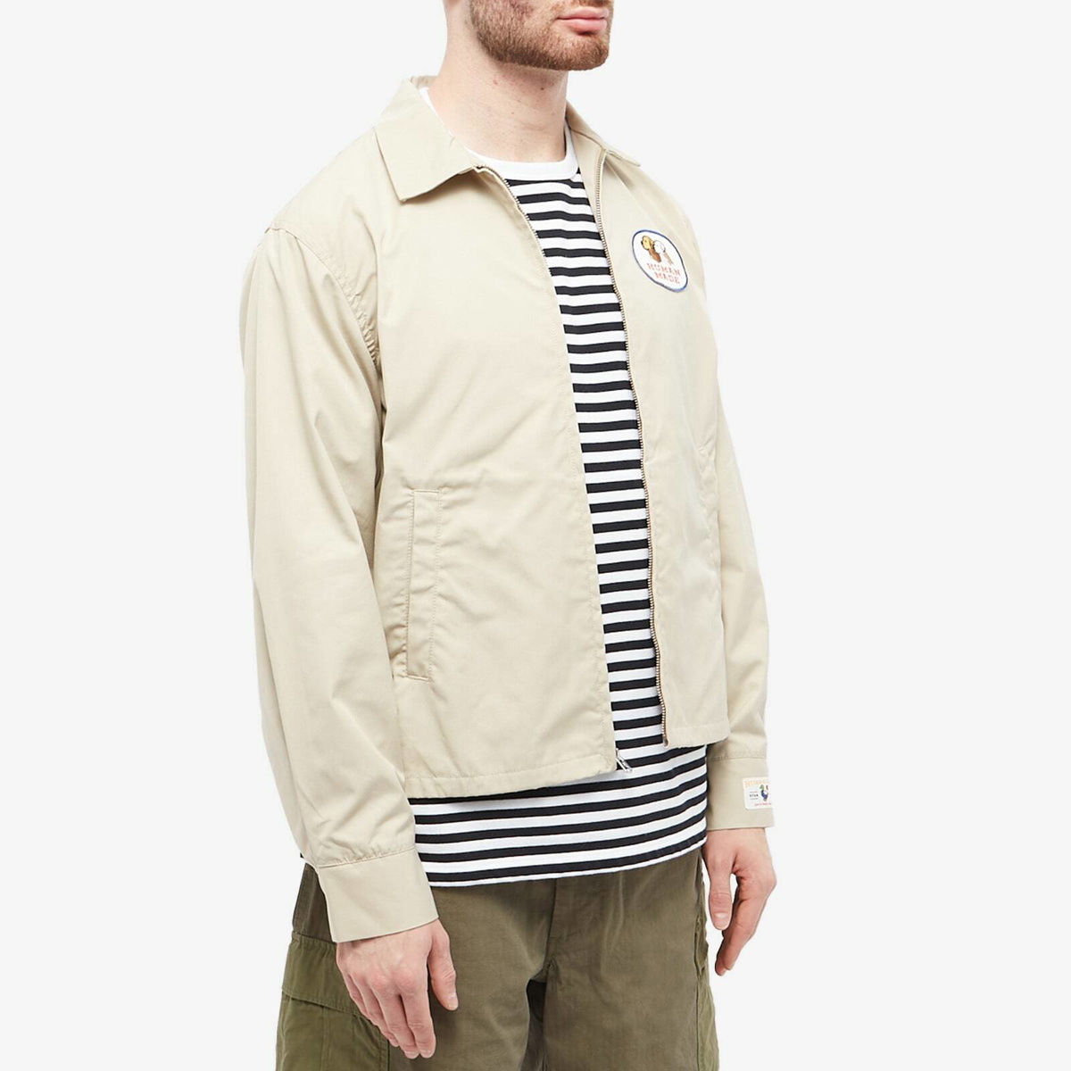 Human Made Men's Drizzler Jacket in Beige Human Made