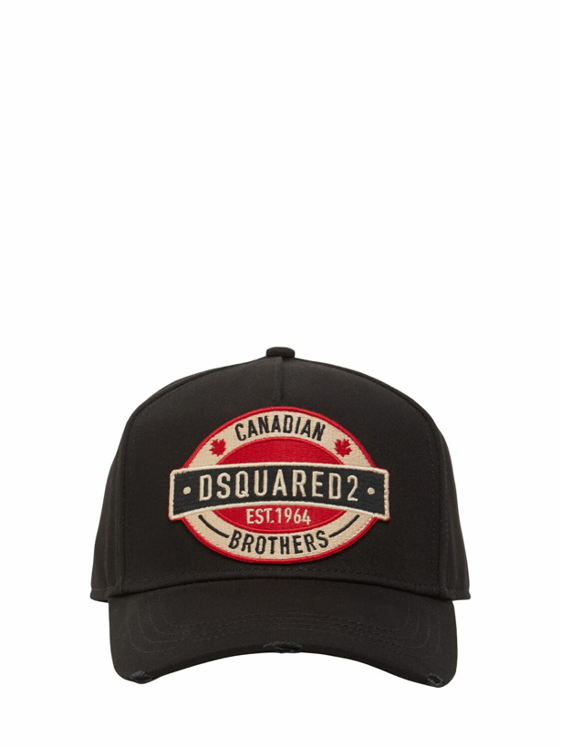Photo: DSQUARED2 Canadian Brothers Cotton Baseball Hat