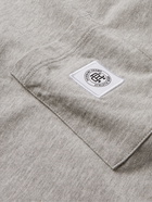 REIGNING CHAMP - Logo-Appliquéd Cotton-Jersey T-Shirt - Gray