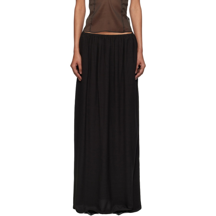 Photo: The Frankie Shop Black Aeson Maxi Skirt