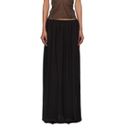 The Frankie Shop Black Aeson Maxi Skirt