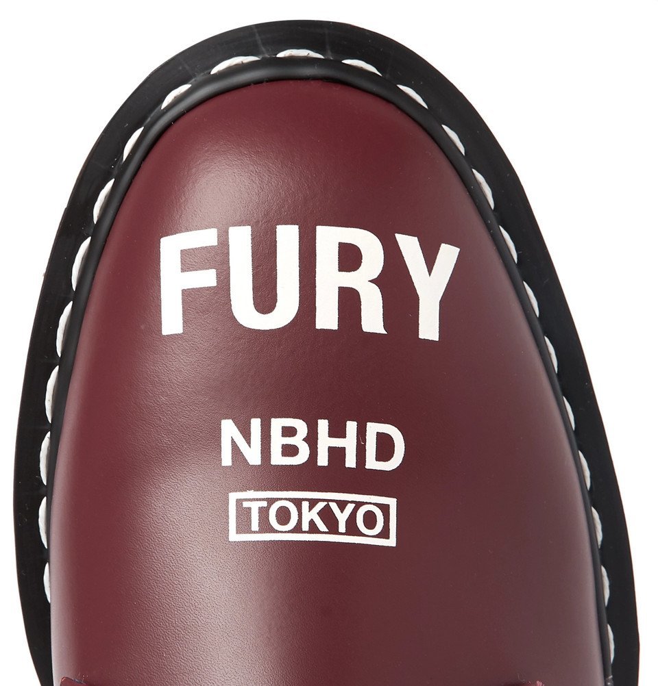 Neighborhood - Dr Martens 1461 Printed Leather Derby Shoes 