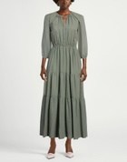 Peserico Womens Maxi dress in Sage green